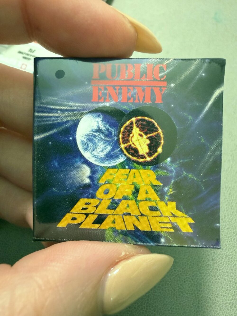 Miniverse Real Music Mini Vinyl Record Public Enemy Fear of a Black Planet New
